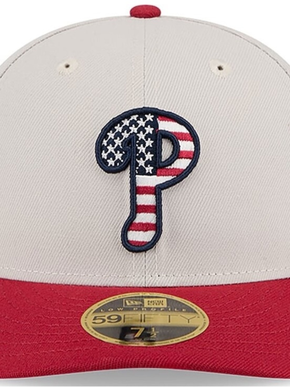 Philadelphia Phillies new era MLB Fourth of July 59fifty hat 7 1/4